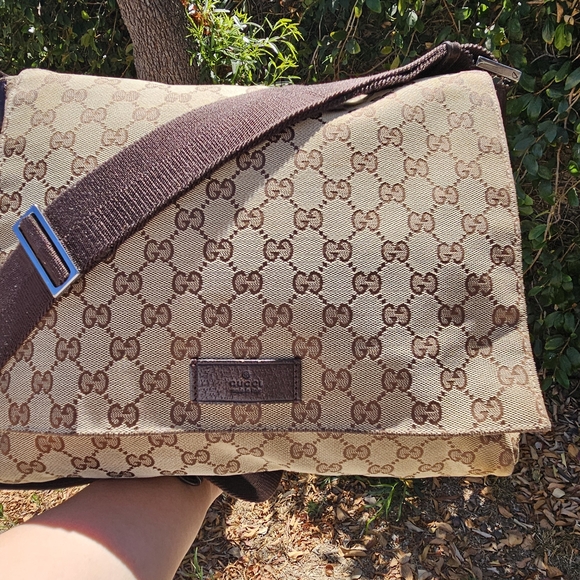 Gucci Brown Messenger Bag - Picture 1 of 11